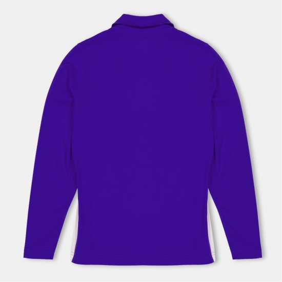 Warrior Блуза С Яка Kids' Anfield Long-Sleeve Performance Polo Shirt Синьо 
