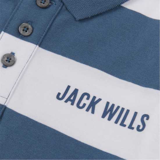 Jack Wills Rugby Stripe Polo Jn99  Детски тениски тип поло