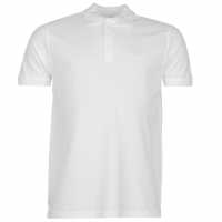 Pierre Cardin Мъжка Блуза С Яка Plain Polo Shirt Mens White Мъжко облекло за едри хора