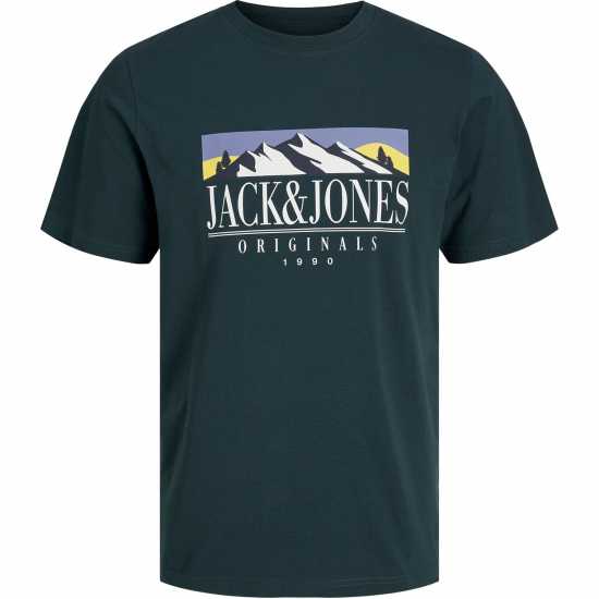 Jack And Jones Teess Crewneck Sn42  Мъжки тениски с яка