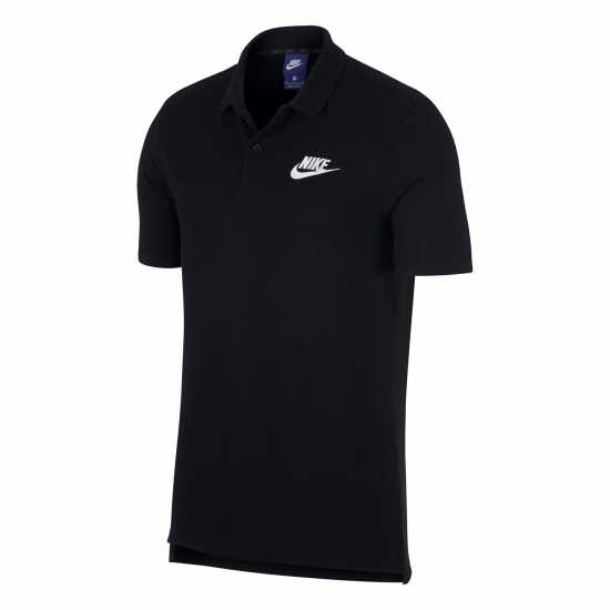 Nike Мъжка Блуза С Яка Match Up Polo Shirt Mens Black - Мъжко облекло за едри хора