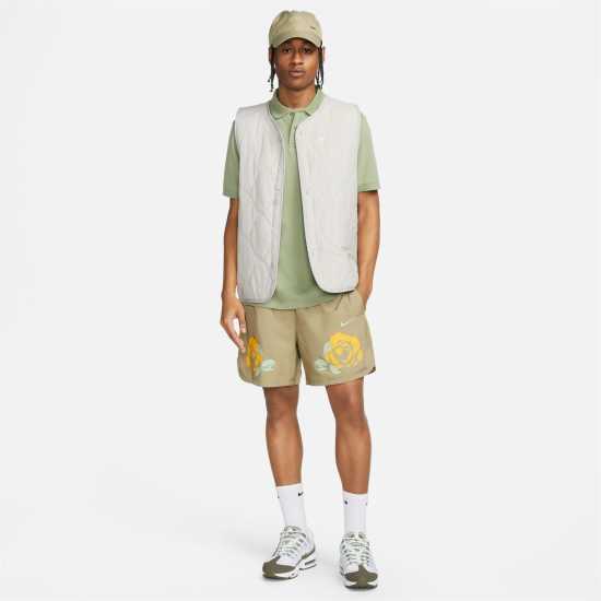 Nike Мъжка Блуза С Яка Match Up Polo Shirt Mens Oil Green/White Мъжко облекло за едри хора