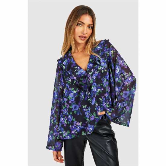 Influence Flrl Rufl Blous Ld99  Дамски ризи и тениски