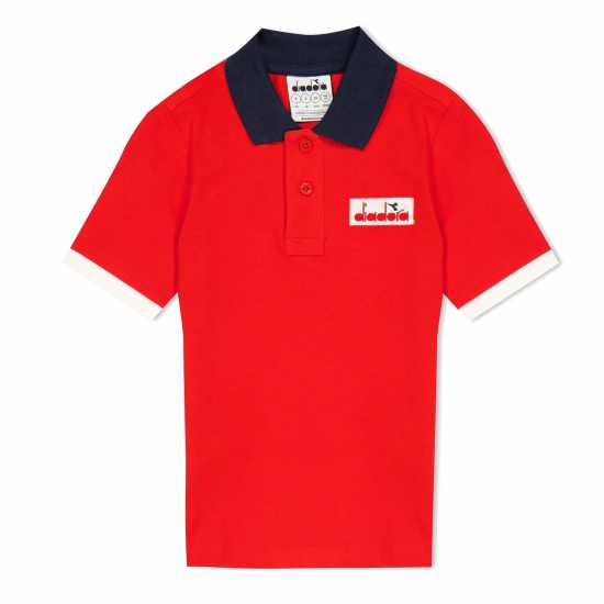 Diadora Jb.ss Polo 5 Palle Juniors Red 