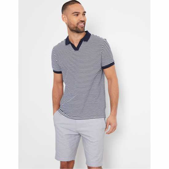Блуза С Яка Domino Short-Sleeve Polo Shirt Блуза С Яка Domino Short-Sleeve Polo Shirt