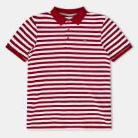 Farah Yd Stripe Polo Jn99 Червено Farah Yd Stripe Polo Jn99 Червено