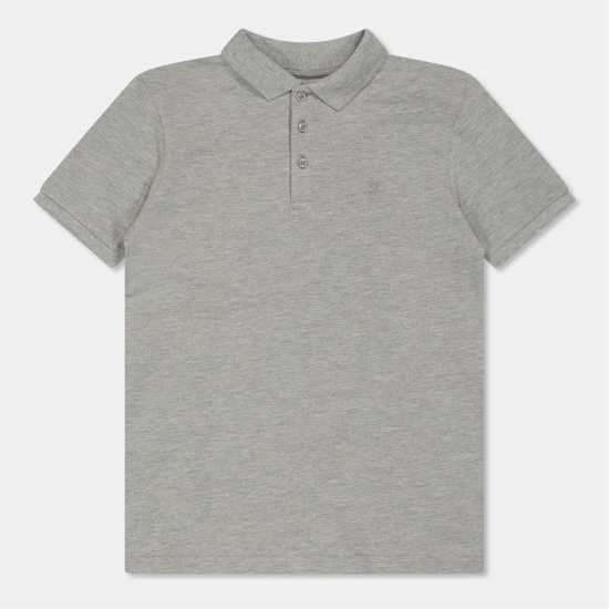 Блуза С Яка Farah Unisex Kids' Bugsworth Short Sleeve Polo Shirt Сиво Блуза С Яка Farah Unisex Kids' Bugsworth Short Sleeve Polo Shirt Сиво