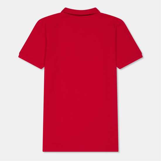 Блуза С Яка Farah Unisex Kids' Bugsworth Short Sleeve Polo Shirt Red 