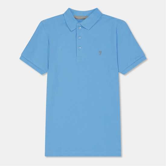 Блуза С Яка Farah Unisex Kids' Bugsworth Short Sleeve Polo Shirt Синьо Блуза С Яка Farah Unisex Kids' Bugsworth Short Sleeve Polo Shirt Синьо