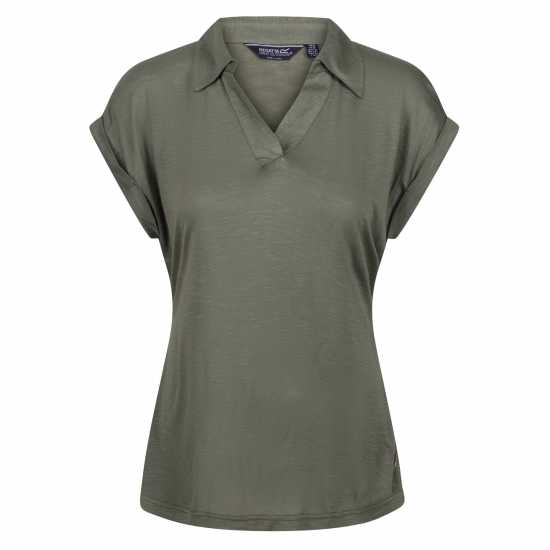 Блуза С Яка Women's Lupine Short Sleeve Polo Shirt Блуза С Яка Women's Lupine Short Sleeve Polo Shirt