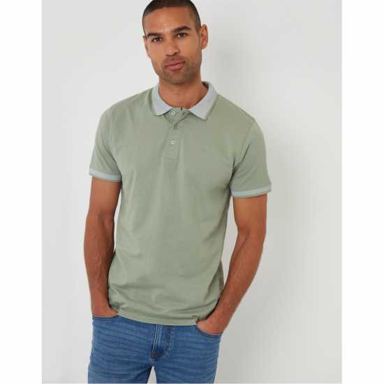 Блуза С Яка Threadbare Tb Shandy Short-Sleeve Polo Shirt Шафран Блуза С Яка Threadbare Tb Shandy Short-Sleeve Polo Shirt Шафран