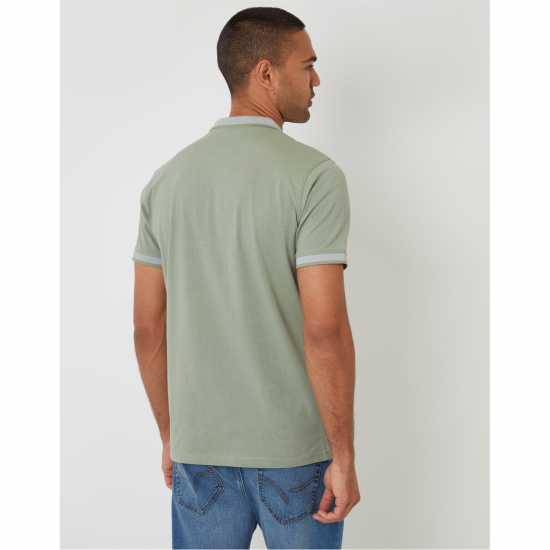 Блуза С Яка Threadbare Tb Shandy Short-Sleeve Polo Shirt Шафран Блуза С Яка Threadbare Tb Shandy Short-Sleeve Polo Shirt Шафран