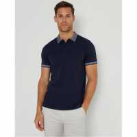 Блуза С Яка Threadbare Tb Shandy Short-Sleeve Polo Shirt Морска синьо