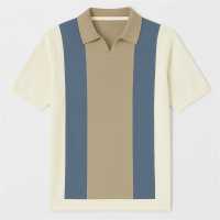Firetrap Colourblock Sweater Polo  