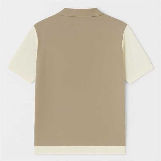 Firetrap Colourblock Sweater Polo  