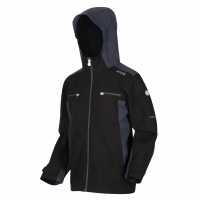 Regatta Непромокаемо Яке Junior Highton Ii Waterproof Jacket Black/Ash Детски якета и палта