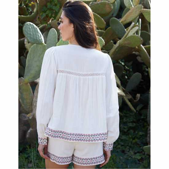 Reema Long-Sleeve Blouse  