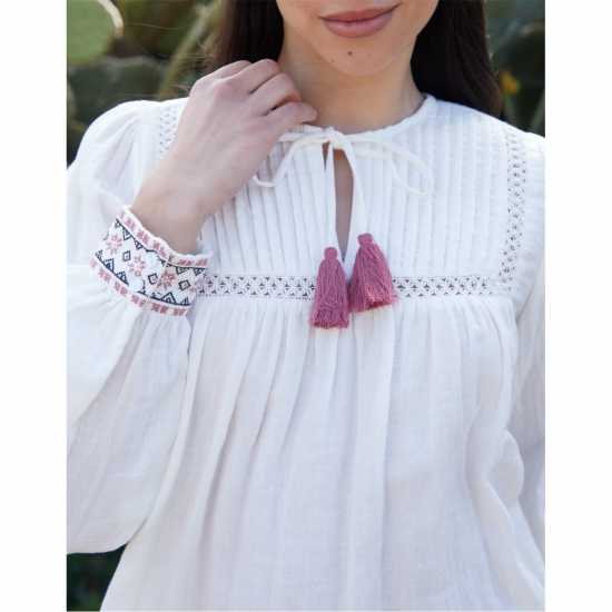 Reema Long-Sleeve Blouse  