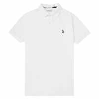 Us Polo Assn Блуза С Яка Small Polo Shirt White Мъжки тениски с яка
