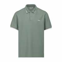 Slazenger Мъжка Блуза С Яка Tipped Polo Shirt Mens Pistachio 