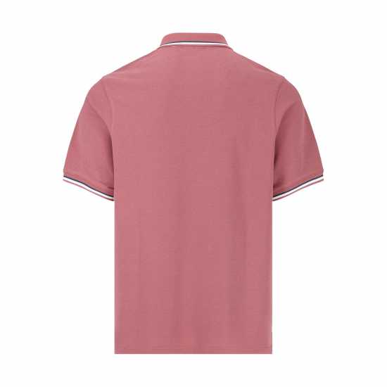Slazenger Мъжка Блуза С Яка Tipped Polo Shirt Mens Rose Мъжко облекло за едри хора