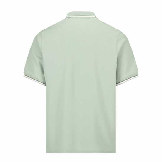 Slazenger Мъжка Блуза С Яка Tipped Polo Shirt Mens Green Мъжко облекло за едри хора