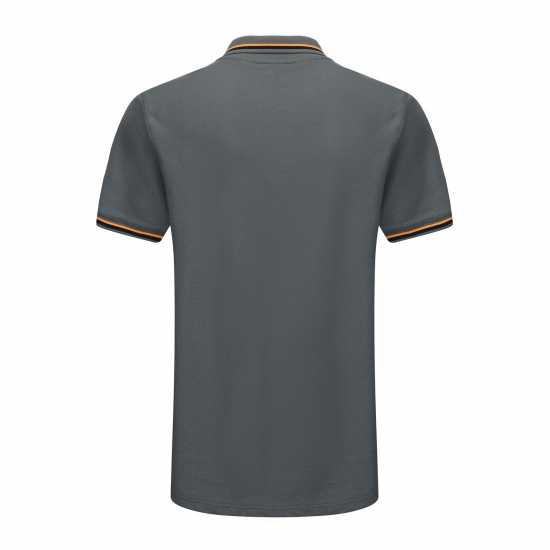 Slazenger Мъжка Блуза С Яка Tipped Polo Shirt Mens Сланина Slazenger Мъжка Блуза С Яка Tipped Polo Shirt Mens Сланина