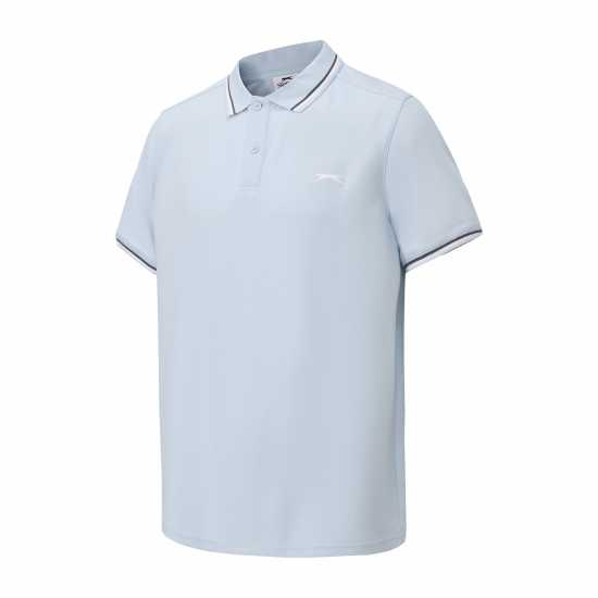 Slazenger Мъжка Блуза С Яка Tipped Polo Shirt Mens Slazenger Мъжка Блуза С Яка Tipped Polo Shirt Mens