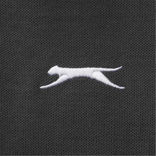 Slazenger Детска Блуза С Яка Plain Polo Shirt Junior Среден сив Детски тениски тип поло