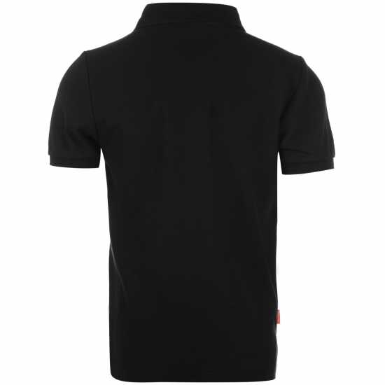 Slazenger Детска Блуза С Яка Plain Polo Shirt Junior Черно Детски тениски тип поло