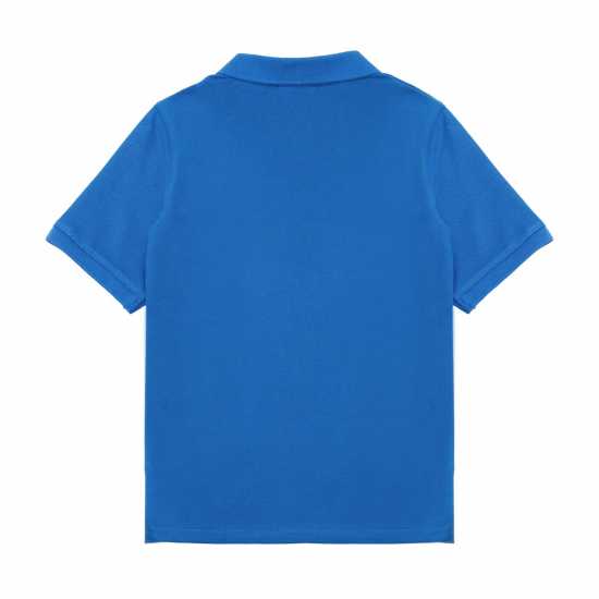 Slazenger Детска Блуза С Яка Plain Polo Shirt Junior Boys Royal Мъжки тениски с яка