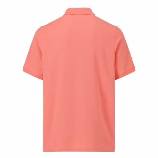 Slazenger Мъжка Блуза С Яка Plain Polo Shirt Mens Coral Мъжко облекло за едри хора