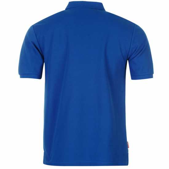Slazenger Мъжка Блуза С Яка Plain Polo Shirt Mens Royal Blue Мъжко облекло за едри хора