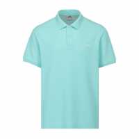 Slazenger Мъжка Блуза С Яка Plain Polo Shirt Mens Aqua 