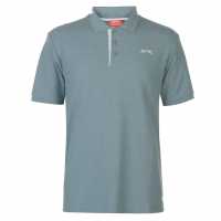 Slazenger Мъжка Блуза С Яка Plain Polo Shirt Mens Denim Marl Мъжко облекло за едри хора