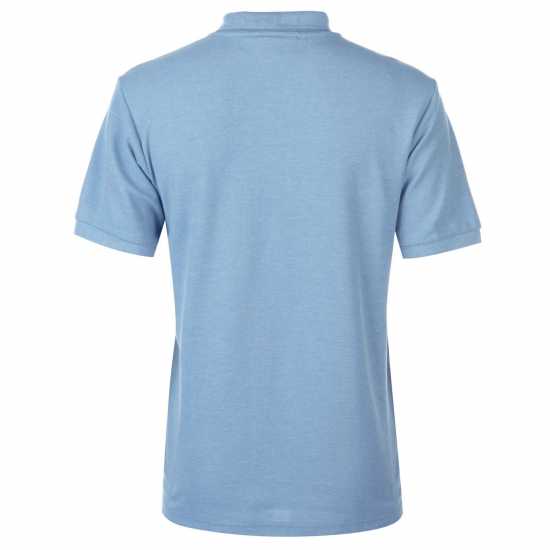 Slazenger Мъжка Блуза С Яка Plain Polo Shirt Mens Denim Marl Мъжко облекло за едри хора