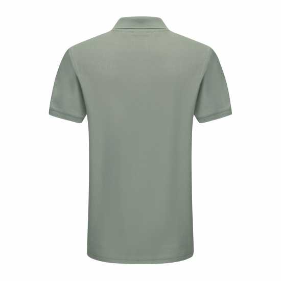 Slazenger Мъжка Блуза С Яка Plain Polo Shirt Mens Писташка 