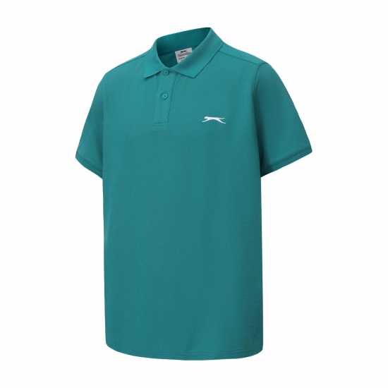Slazenger Мъжка Блуза С Яка Plain Polo Shirt Mens  