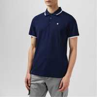 Soulcal Мъжка Блуза С Яка Signature Polo Shirt Mens Морска синьо 