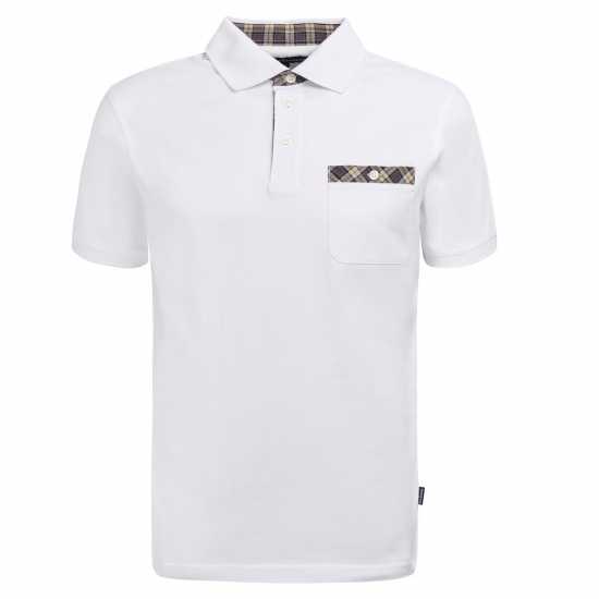 Barbour Блуза С Яка Hirstly Polo Shirt White 