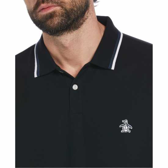 Original Penguin Блуза С Яка Pete Polo Shirt True Black 010 Мъжки тениски с яка