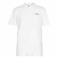 Блуза С Яка Slazenger Logo Polo Shirt 2.0  Мъжко облекло за едри хора