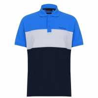 Pierre Cardin Мъжка Блуза С Яка Cut And Sew Polo Shirt Mens Blue/White Мъжки тениски с яка