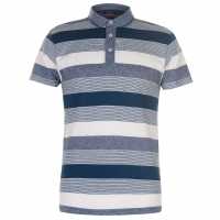 Pierre Cardin Мъжка Блуза С Яка Dye Jersey Polo Shirt Mens Teal/Denim/Wht Мъжки тениски с яка