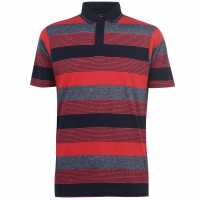 Pierre Cardin Мъжка Блуза С Яка Dye Jersey Polo Shirt Mens Red/Navy/Grey Мъжки тениски с яка