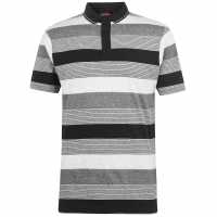 Pierre Cardin Мъжка Блуза С Яка Dye Jersey Polo Shirt Mens Black/Char/Grey Мъжки тениски с яка