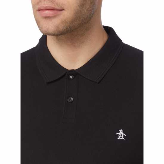 Original Penguin Блуза С Яка Daddy Polo Shirt Black Мъжки тениски с яка