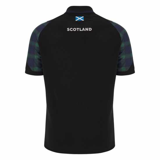 Macron Scotland Rugby 6 Nations Travel Polo 2023 2024 Adults  - Мъжки тениски с яка