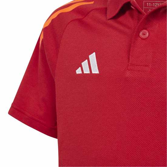 Adidas Блуза С Яка Tiro24 C Poloy Polo Shirt Unisex Kids Power Red 