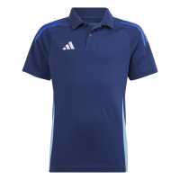 Adidas Блуза С Яка Tiro24 C Poloy Polo Shirt Unisex Kids Navy Blue 